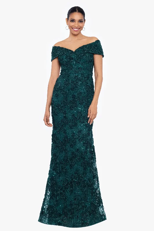 Your Favorite Sale is Back!Petite "Jill" Off The Shoulder Long Lace Dress