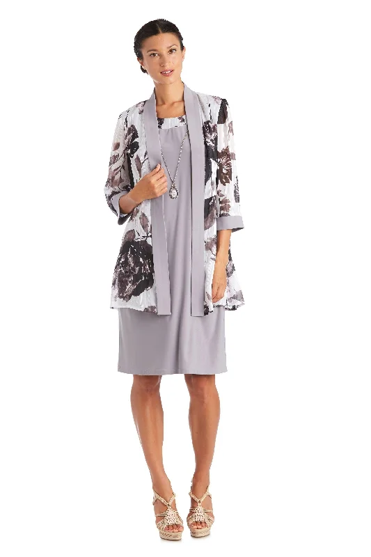 Shop Early, Save Big!R&M Richards 7149P Petite Short Print Jacket Dress