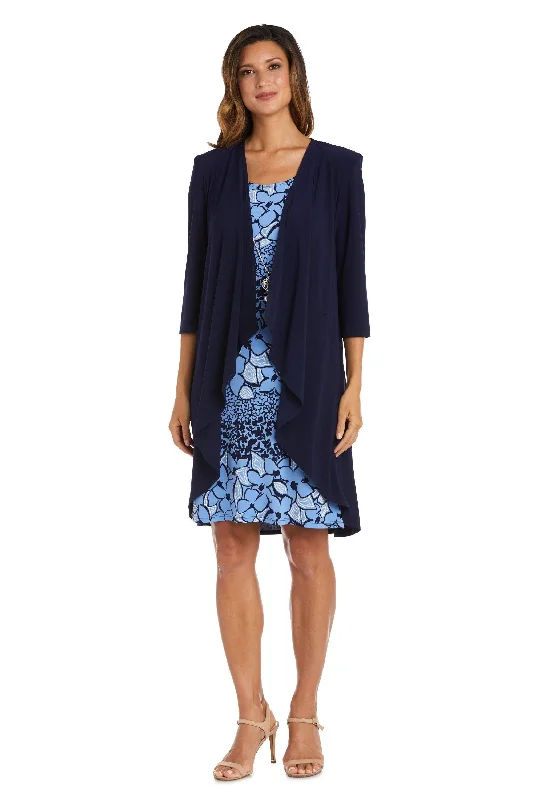 Unmissable Offers Await!R&M Richards 9297P Short Petite Print Jacket Dress