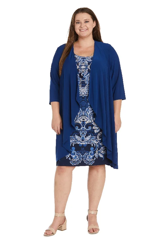 Incredible Savings Inside!R&M Richards 9397W Short Plus Size Jacket Dress