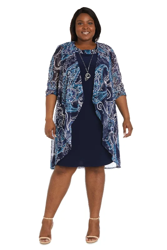 Special Offer – Act Fast!R&M Richards 9187W Short Plus Size Jacket Dress Sale