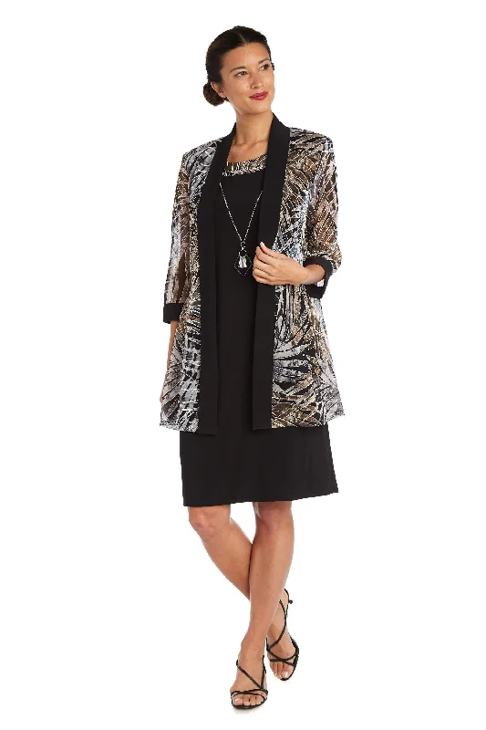 Your Shopping Spree Starts Here!R&M Richards 7953P Short Two Piece Petite Dress