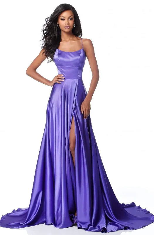 Save More with Every Purchase!Sherri Hill - 51631 Sexy Lace-Up Back A-Line Long Evening Dress