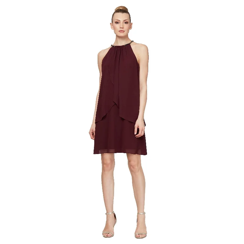 Shop the Hottest Deals!SL Fashions 113664 Short Cocktail Chiffon Dress Sale