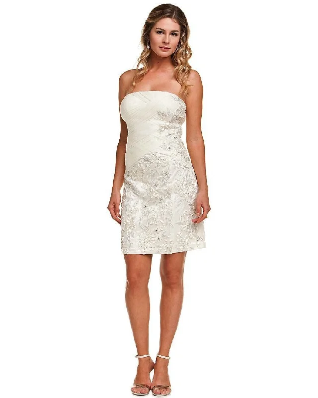 Save Like Never Before!Sue Wong - Straight Across Neck Sheath Dress N2500