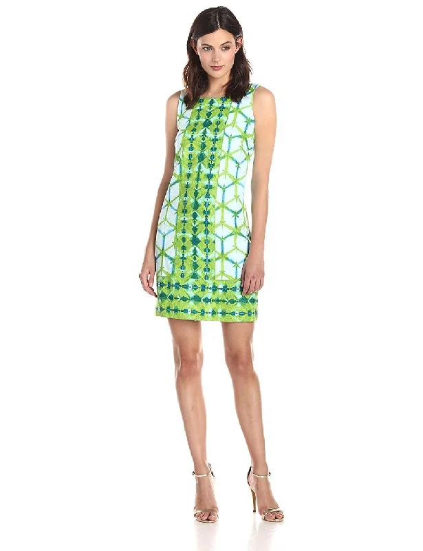 Only a Few Left – Order Now!Taylor - 5423M Jewel Printed Sheath Dress