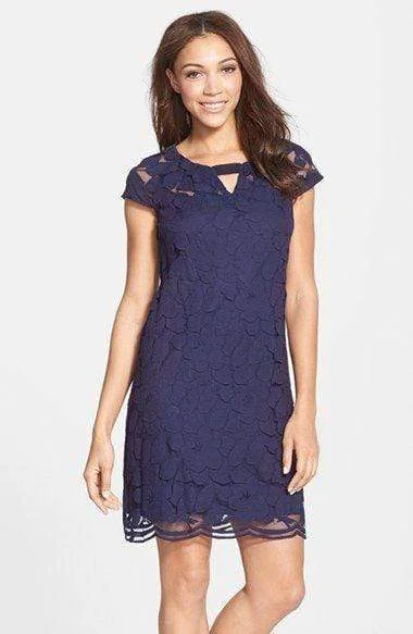 Hurry! While Supplies Last!Taylor - 5448M Floral Lace Cutout Dress