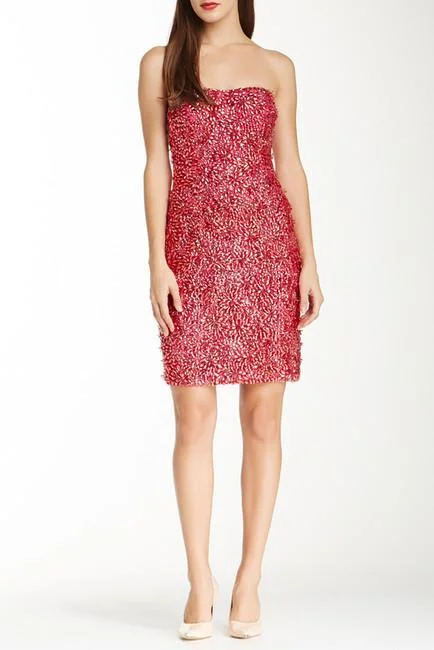 Upgrade for Less!Theia - Rhinestone Embellished Cocktail Dress 881107