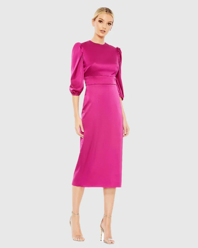 Best Price of the Season!High Neck Midi Dress