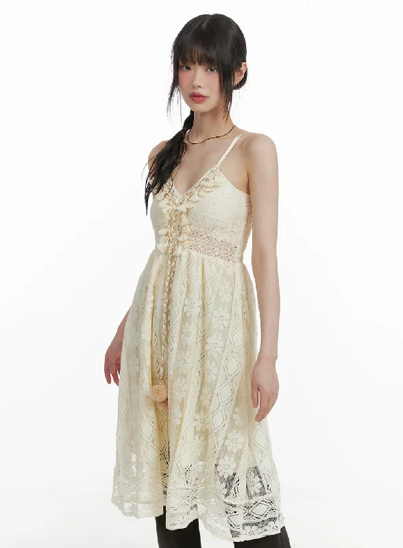 Today Only – Don’t Miss It!Boho Lace Midi Dress CA412