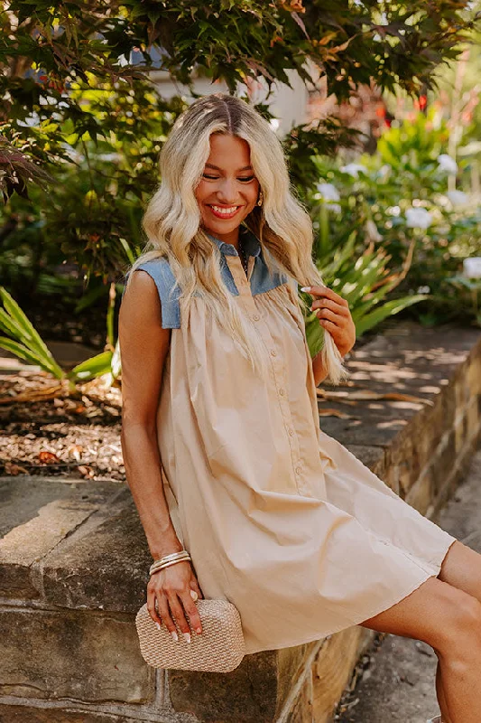 Snag the Best Prices Now!City Dream Mini Dress in Camel