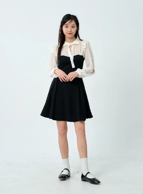 Shop Smart, Save Big!Cut Out Sleeve Mini Dress BM329