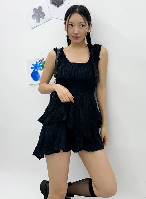 Savings You Can’t Ignore!Frill Layered Mini Dress CY308