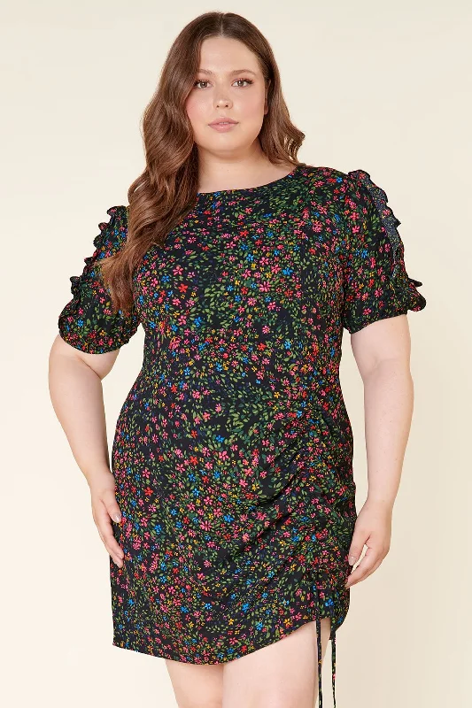 Special Offer – Act Fast!Garden State of Mind Ruched Dress Curve