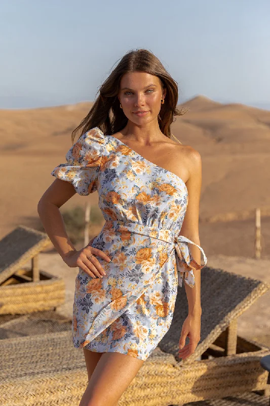 One Day Only – Huge Savings!HELLO MOLLY Flowers Of The Sun Dress Blue