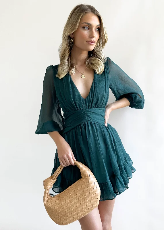 Buy More, Pay Less!Leahia Dress - Emerald