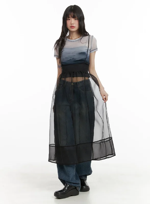 Great Deals, Just for You!Mesh Maxi Dress CA412