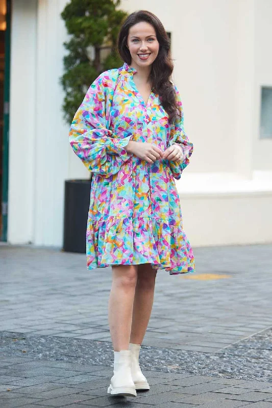 Save More with Every Purchase!Peta Watercolour Mini Dress