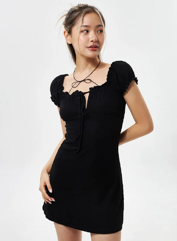 Everything Must Go!Puff Sleeve Mini Dress CY331