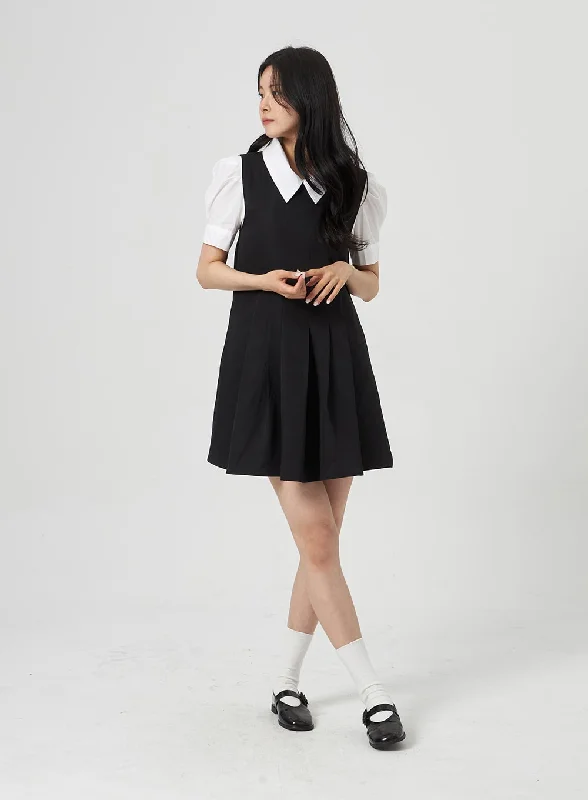 Grab Yours Before It’s Too Late!Sleeveless Pleated Dress OA317