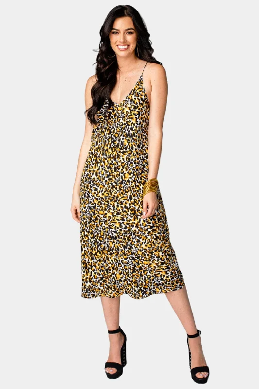 The Best Deals Won’t Wait!Tiff Midi Slip Dress - Alleycat