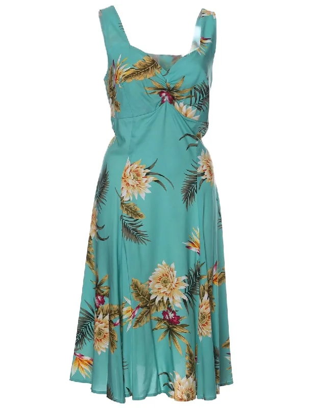 Your Shopping Spree Starts Here!Tropical Short Sundress Rayon Island Ceres
